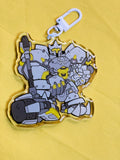 Overwatch Keychain: Reinhardt