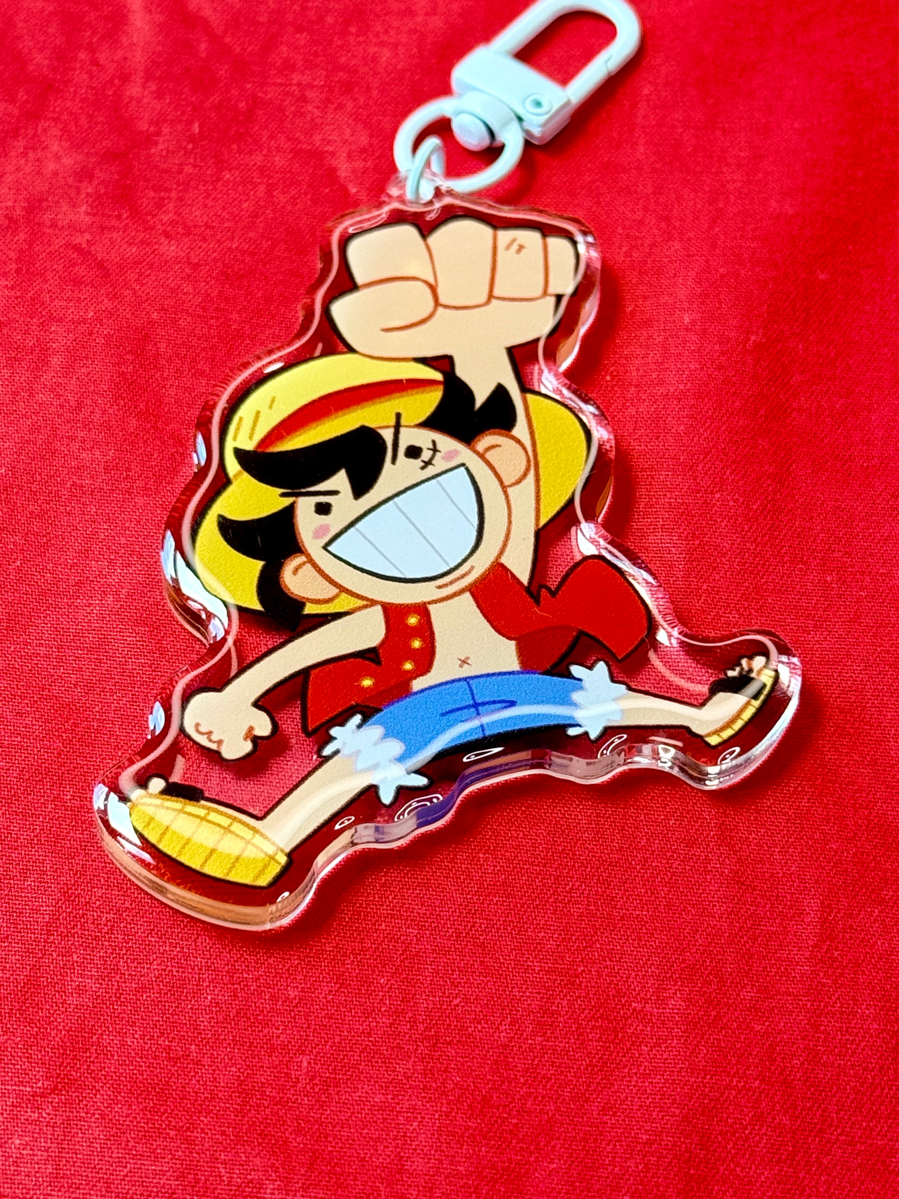 One Piece Keychain: Monkey D. Luffy