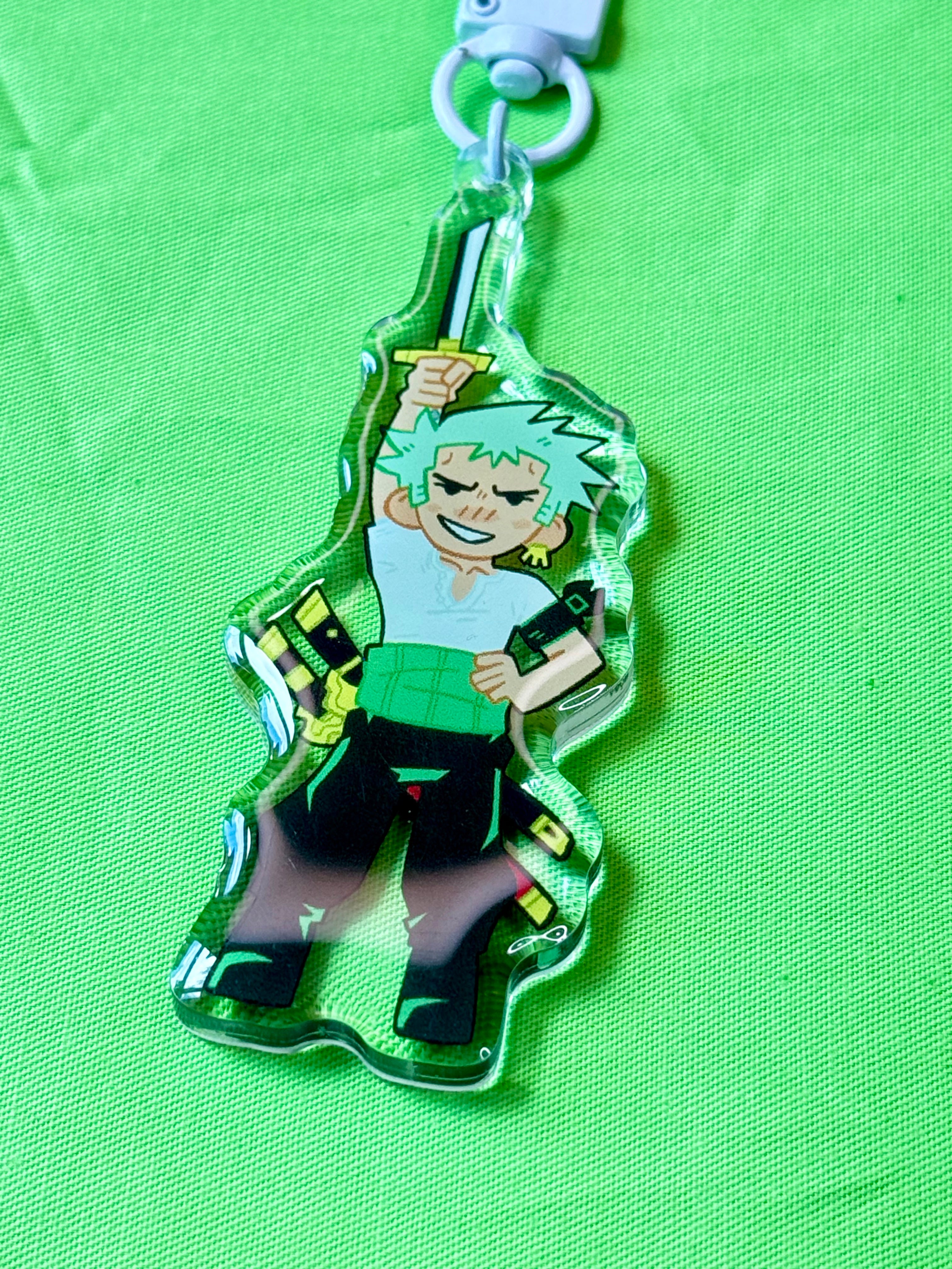 One Piece Keychain: Roronoa Zoro