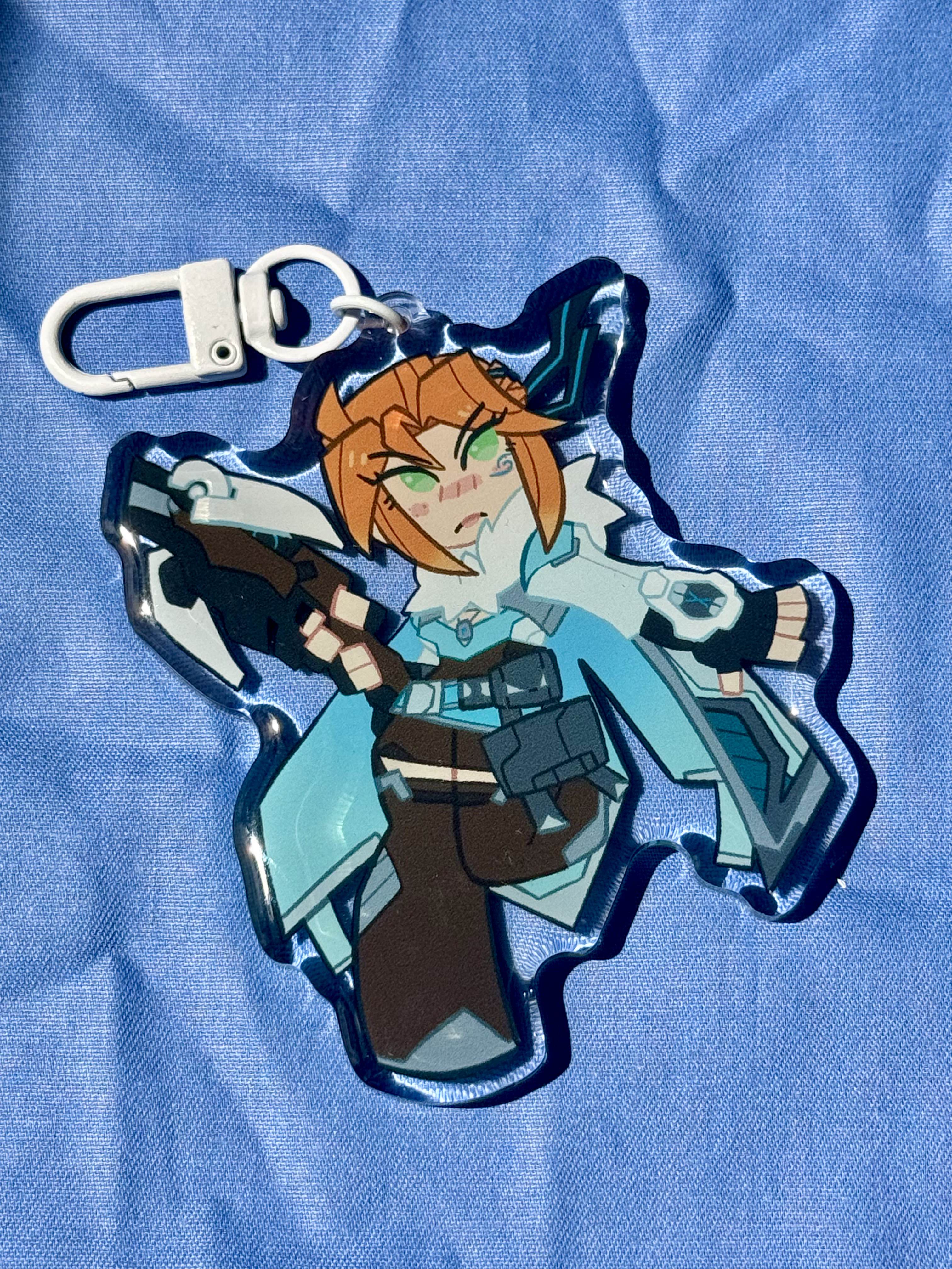 Overwatch Keychain: Freja