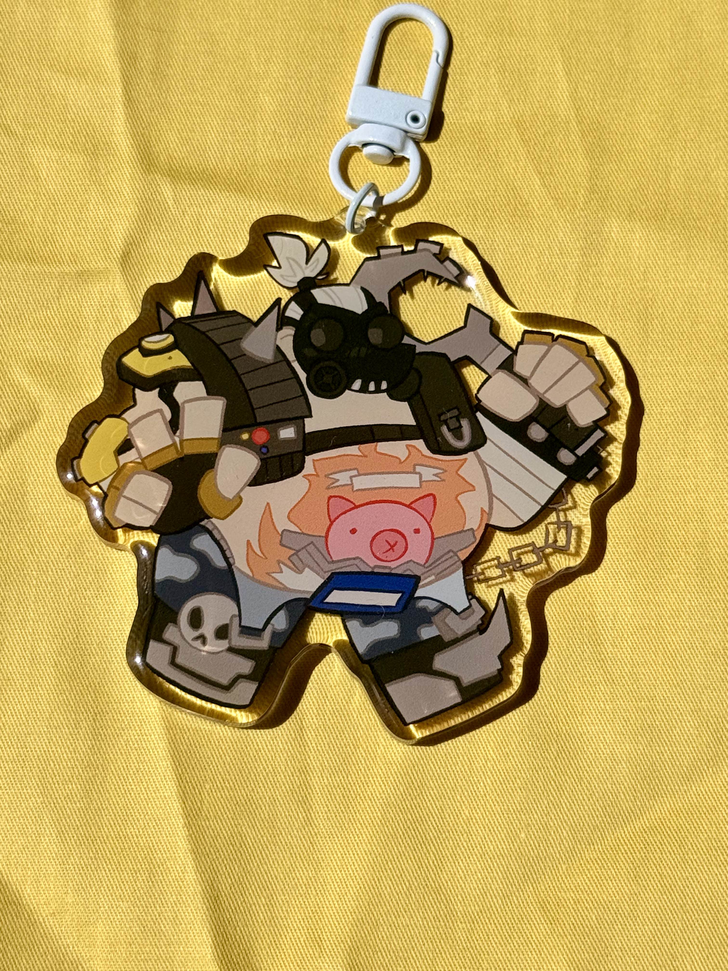 Overwatch Keychain: Roadhog